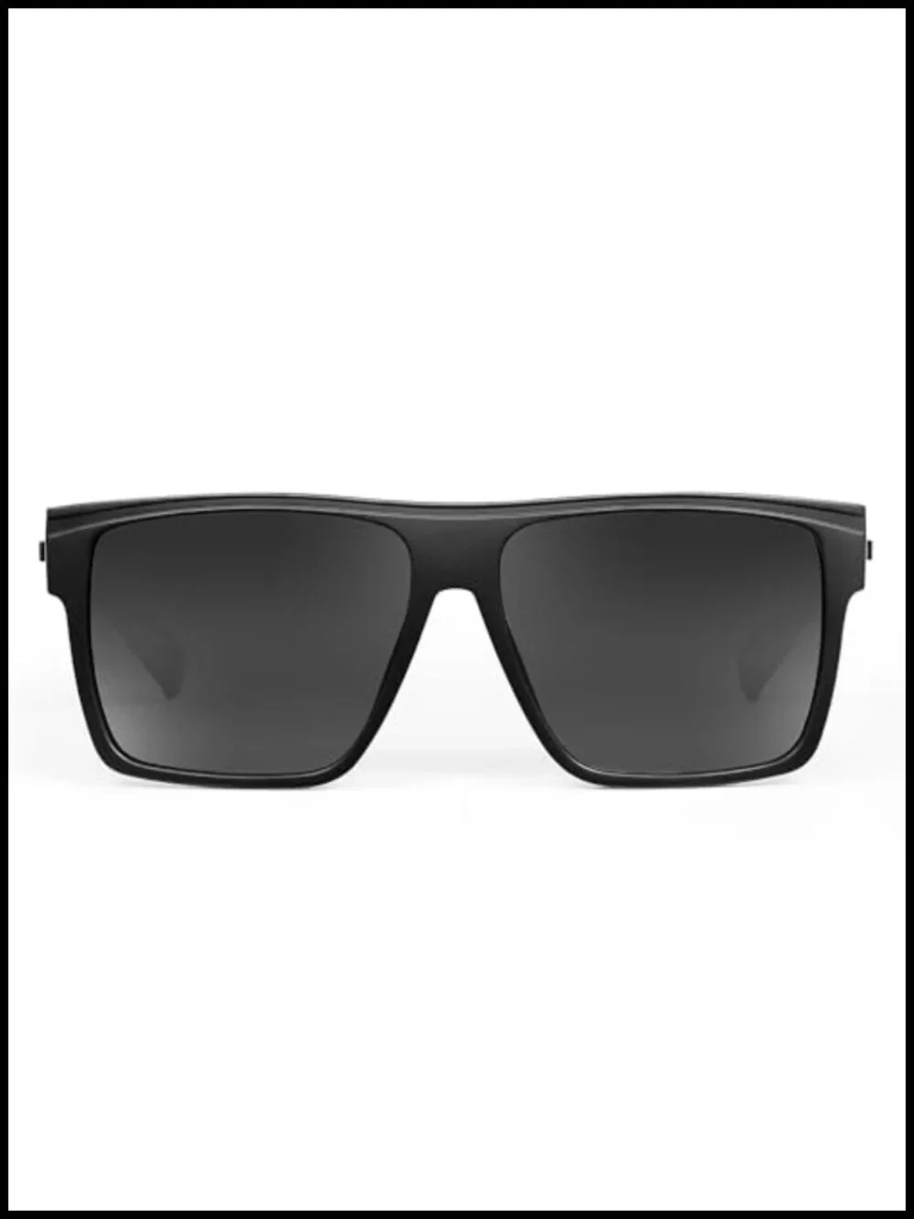 Retro Polarized Sunglasses Flat Top Square UV400 Driving Fishing Hiking